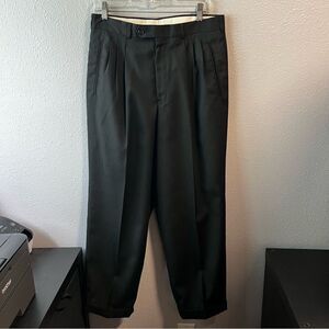 Yves Saint Laurent Mens Pleated Dress Pants